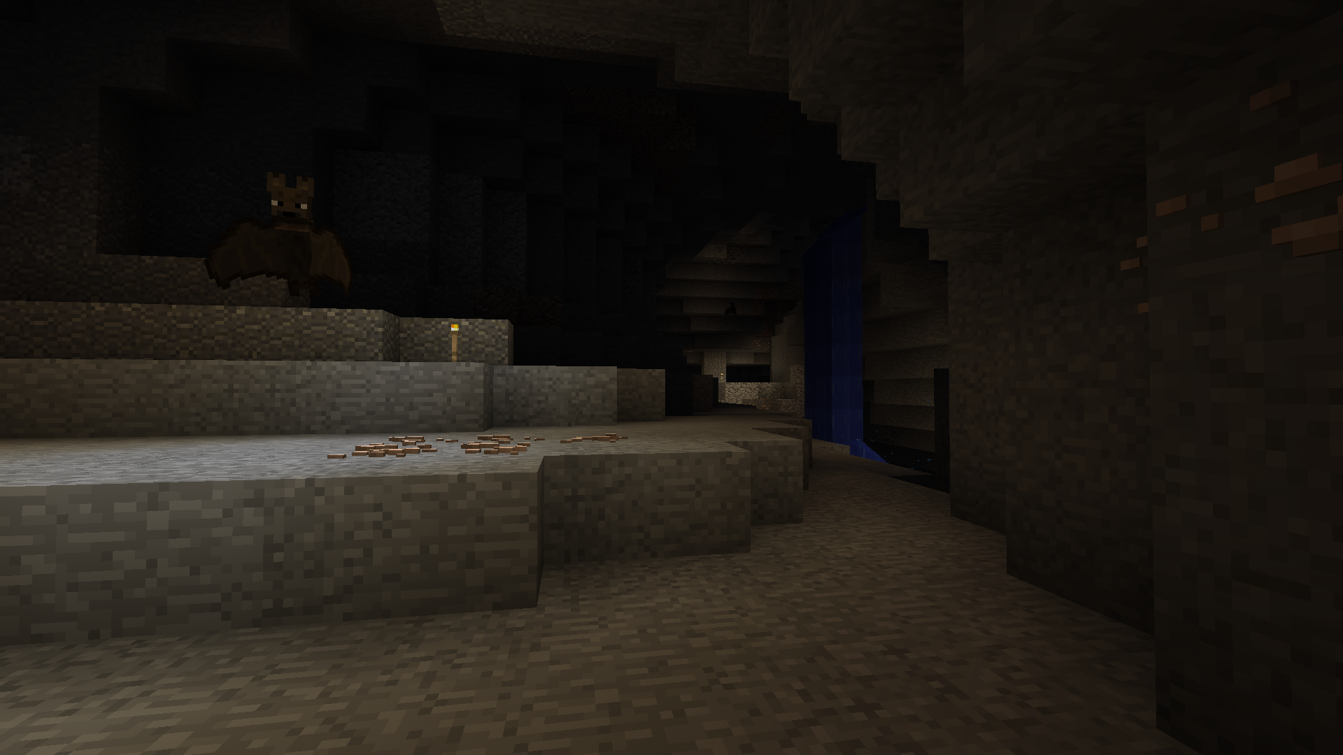 Dept where it matters, procedural terrain generation above as below.