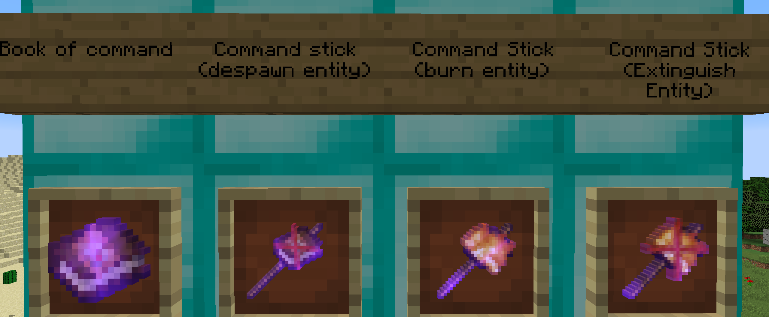 All the items doing commands (V5.0.0)