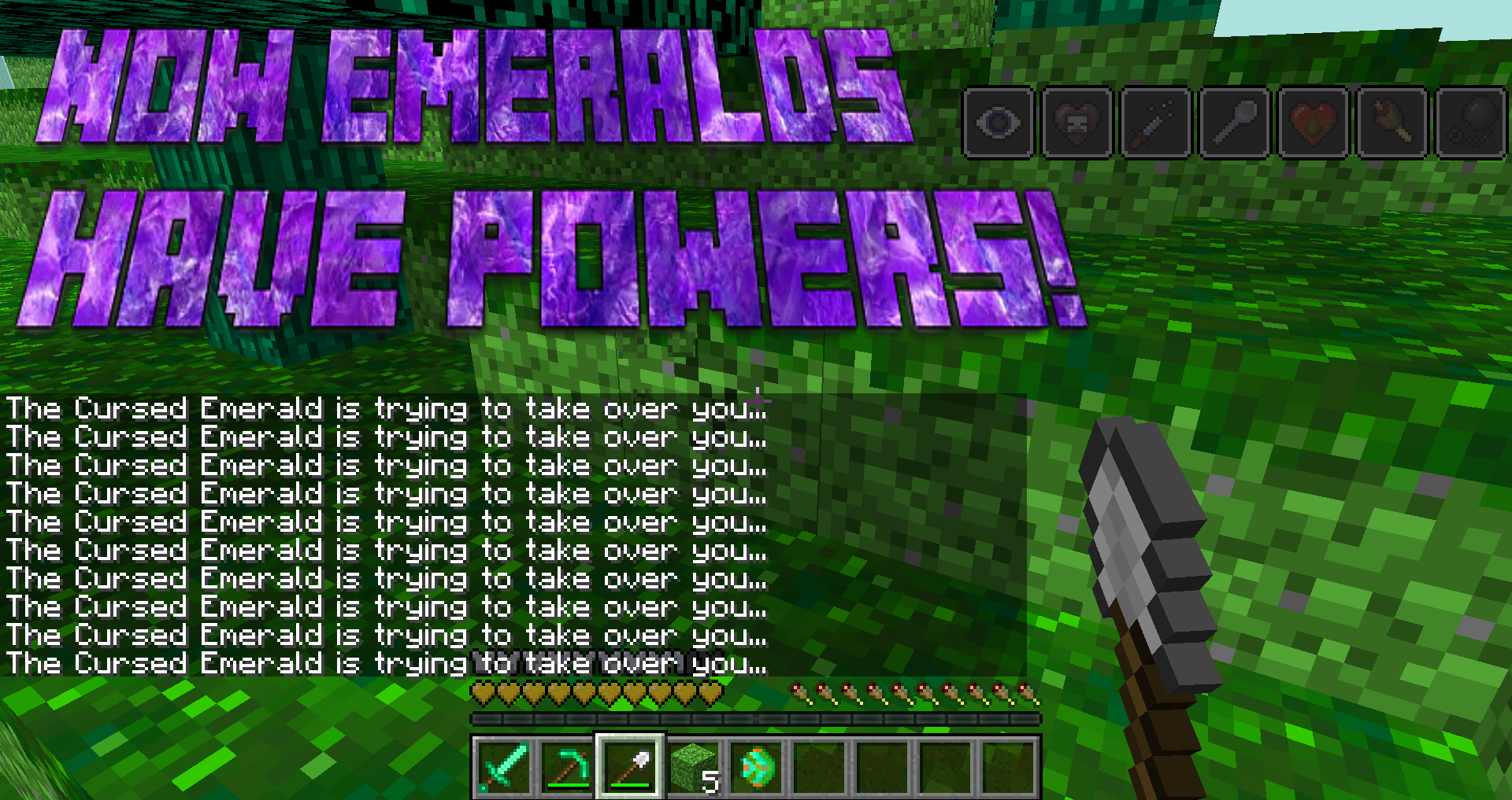 Now emeralds (and other objects) have powers!