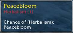 Herbalism tooltip