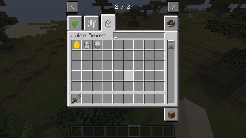 Juice Boxes (in Beta 0.5.0)