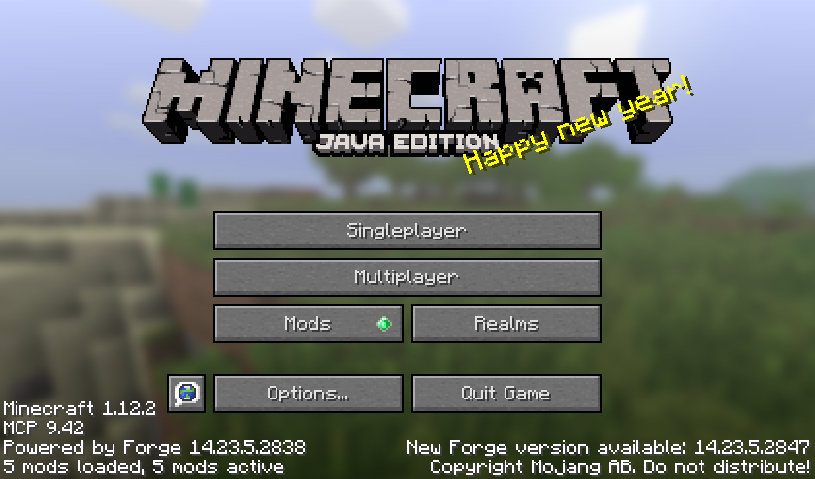 2020 January 1st Minecraft