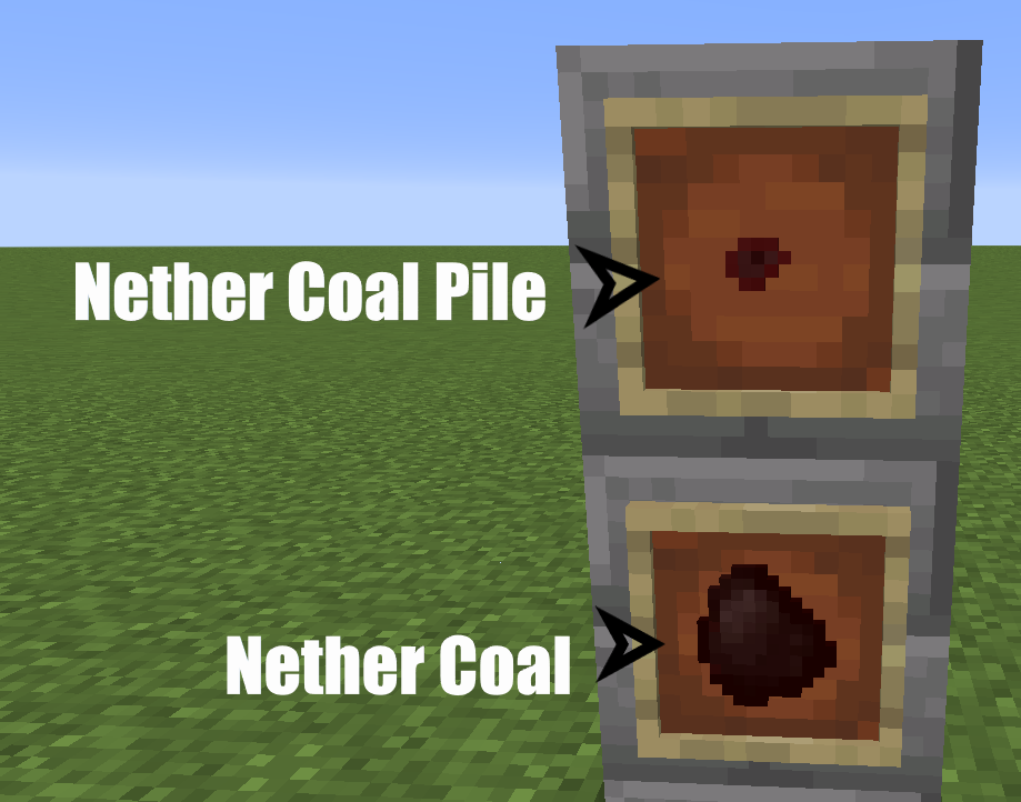 Nether Coal & Nether Coal Piles