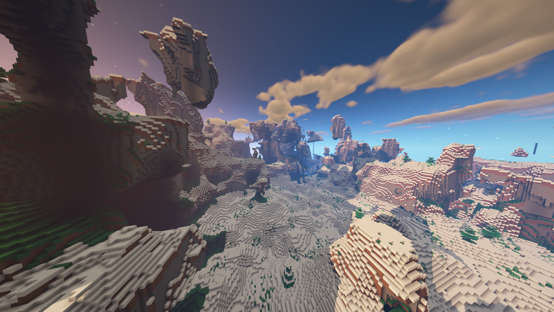 Amplified Snowy Tundra Shaders