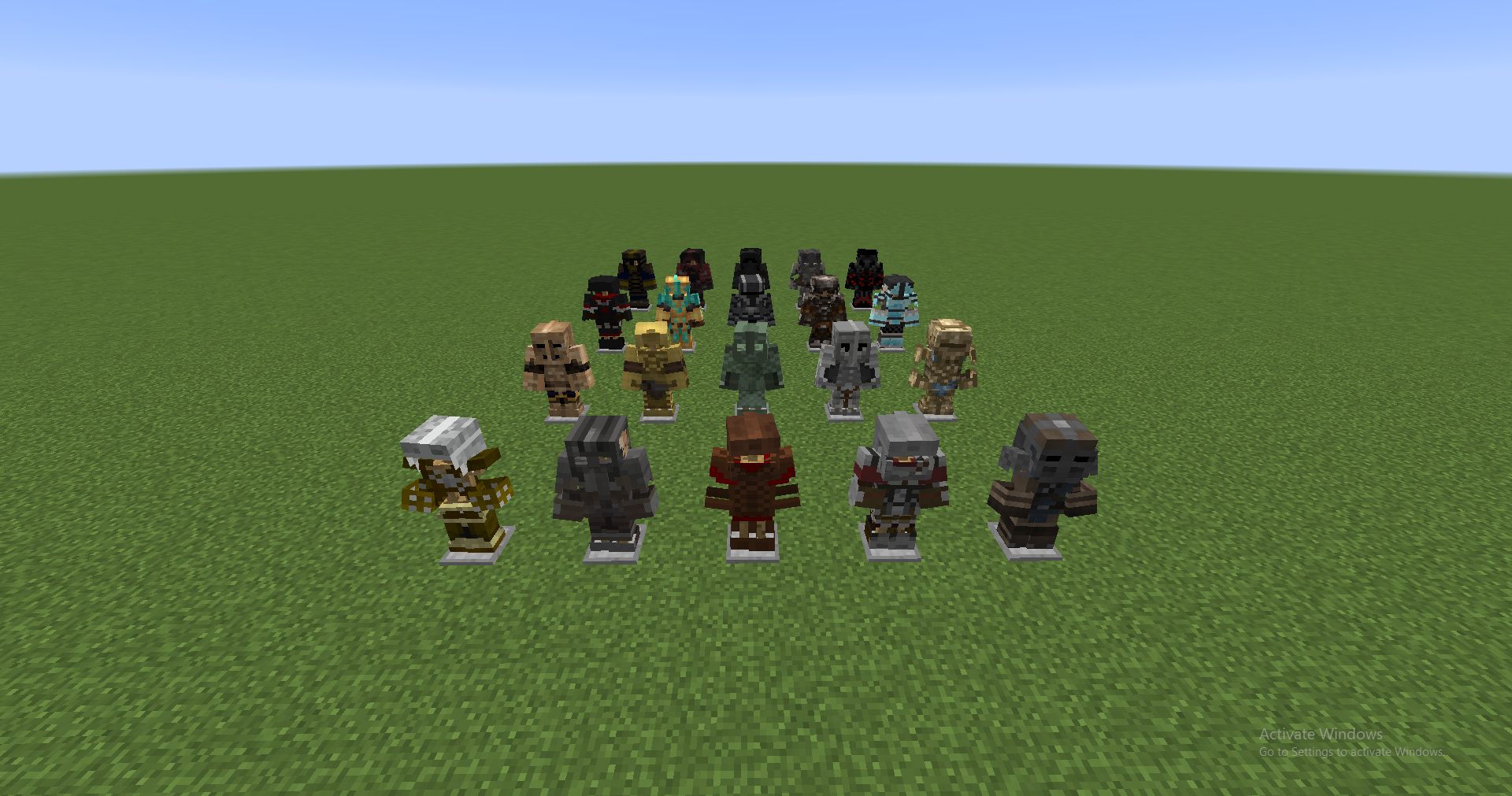 20 sets of armor