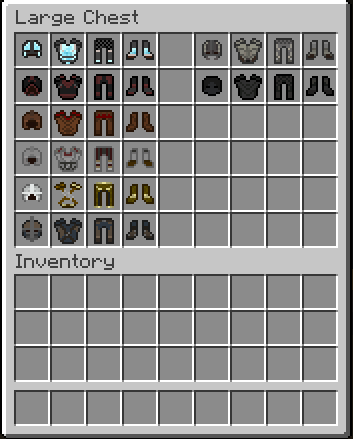 8 sets of armor