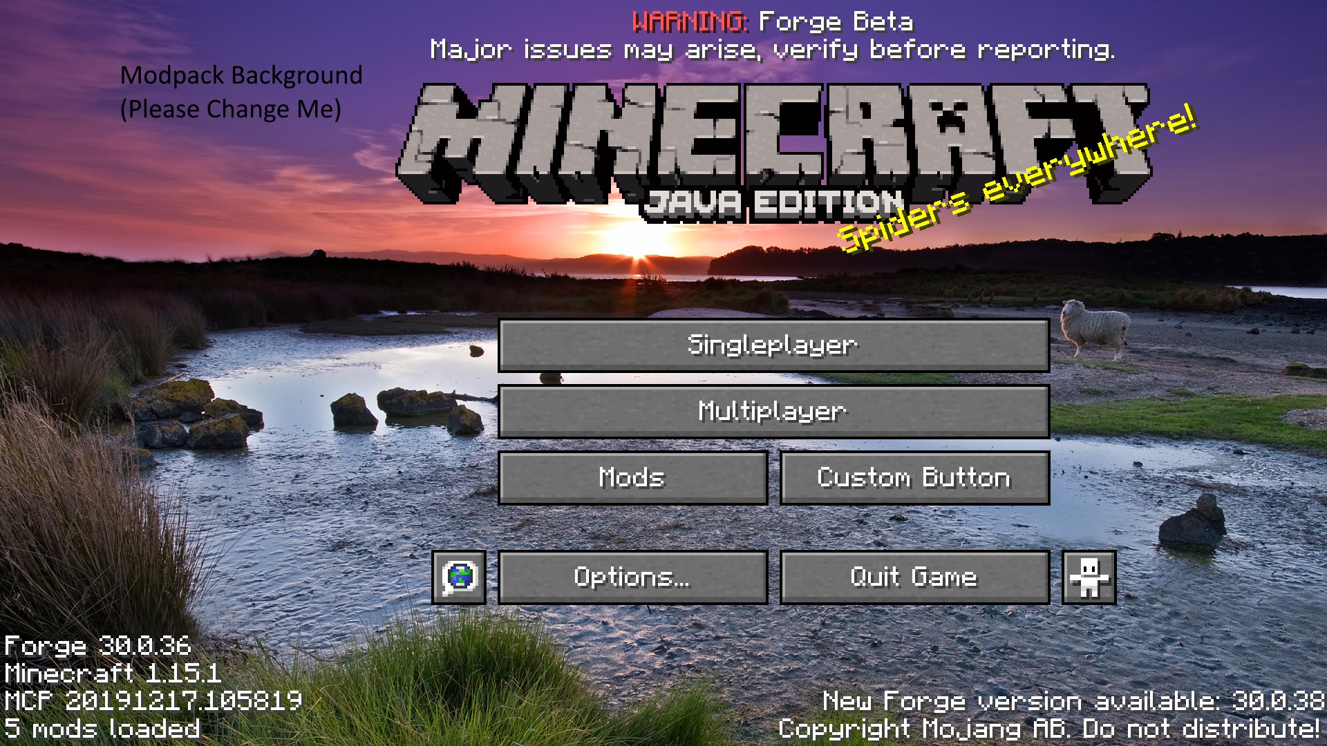 Placeholder Menu