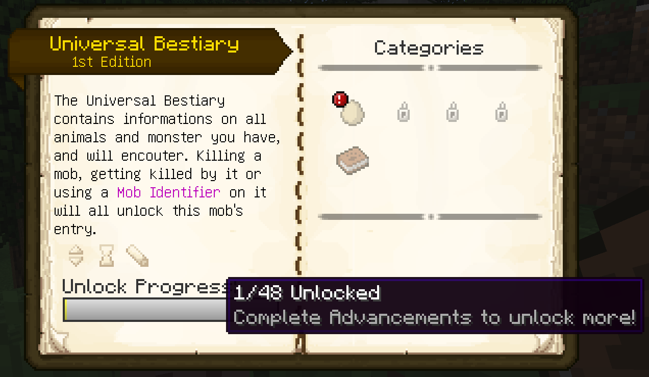 Why do people think that bestiary entries can be unlocked by