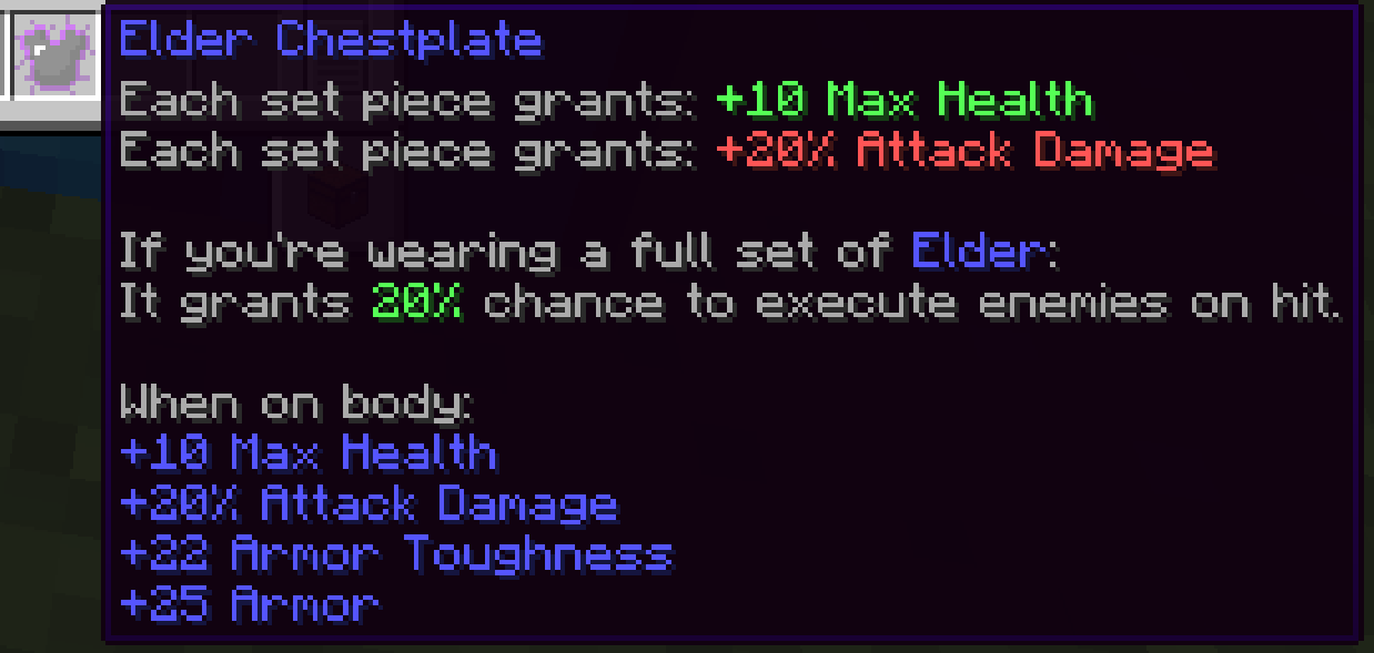 Elder Set - Tooltip