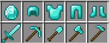 Shiny Tools & Armour example