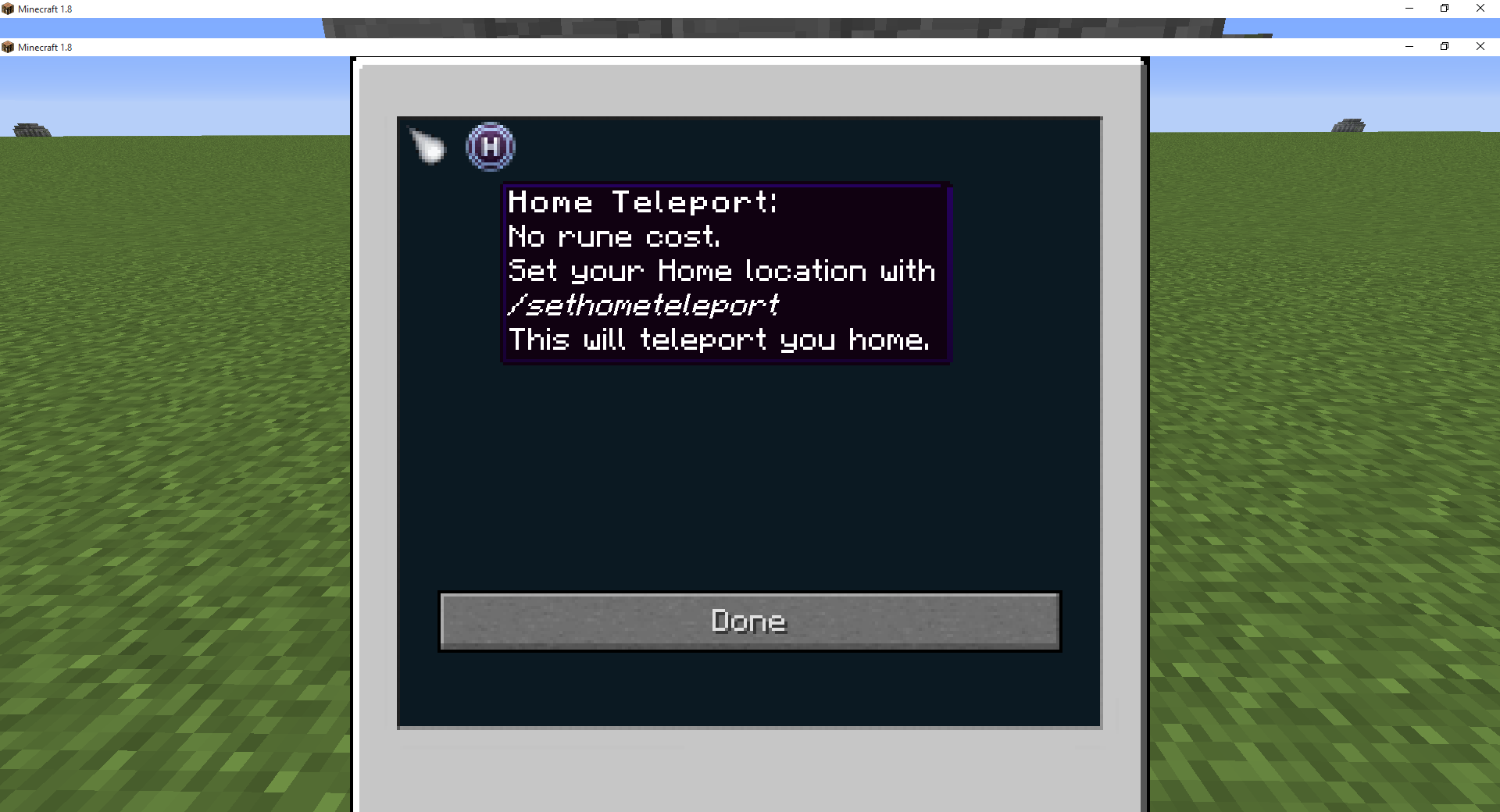 Home teleport