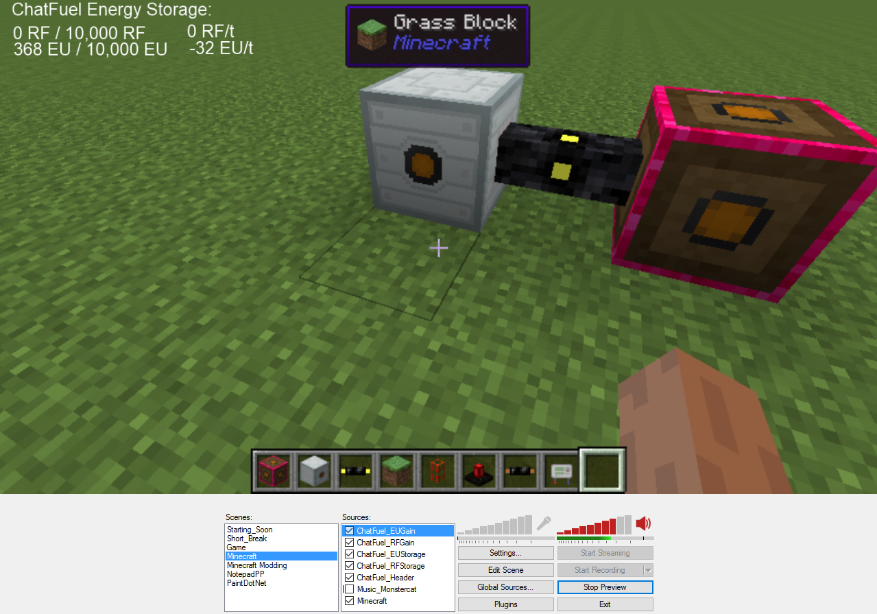 Example setup with the files ChatFuel creates