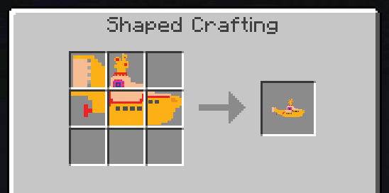 Yellow Submarine Spawner Recipe