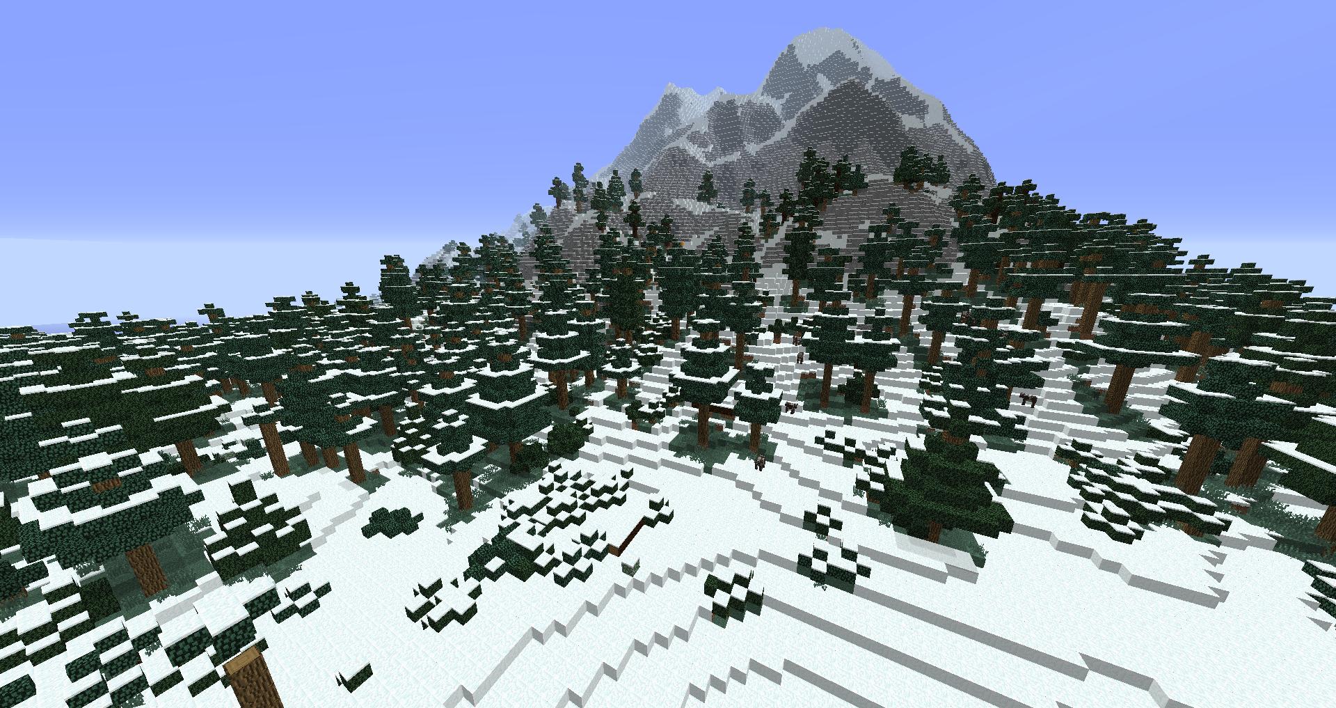 Vanilla Cold Taiga Hills