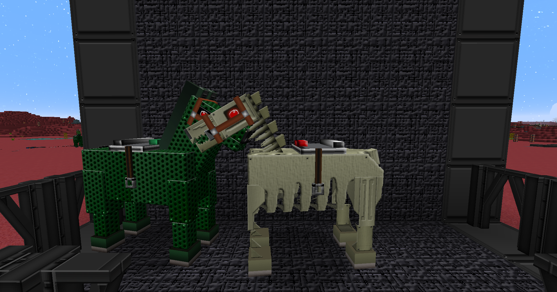 zombie+skeletonhorse