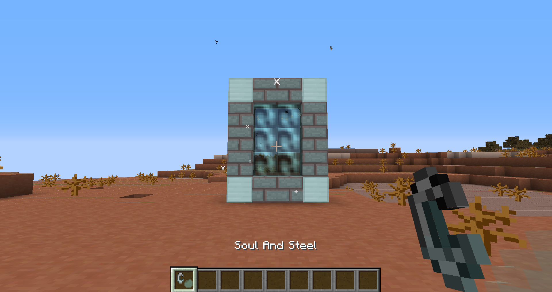 Four Soul Iron block Must be in the vicinity of the portal to ignite.