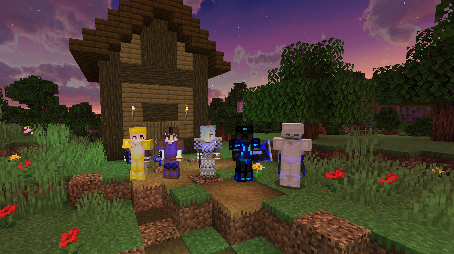 Minecraft the dark. Enchanted Armors.