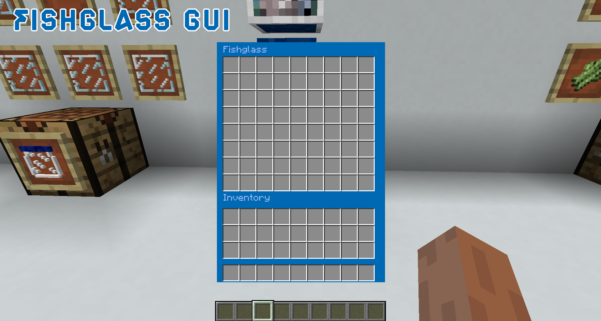 fishglass gui - items are stackable to 32!