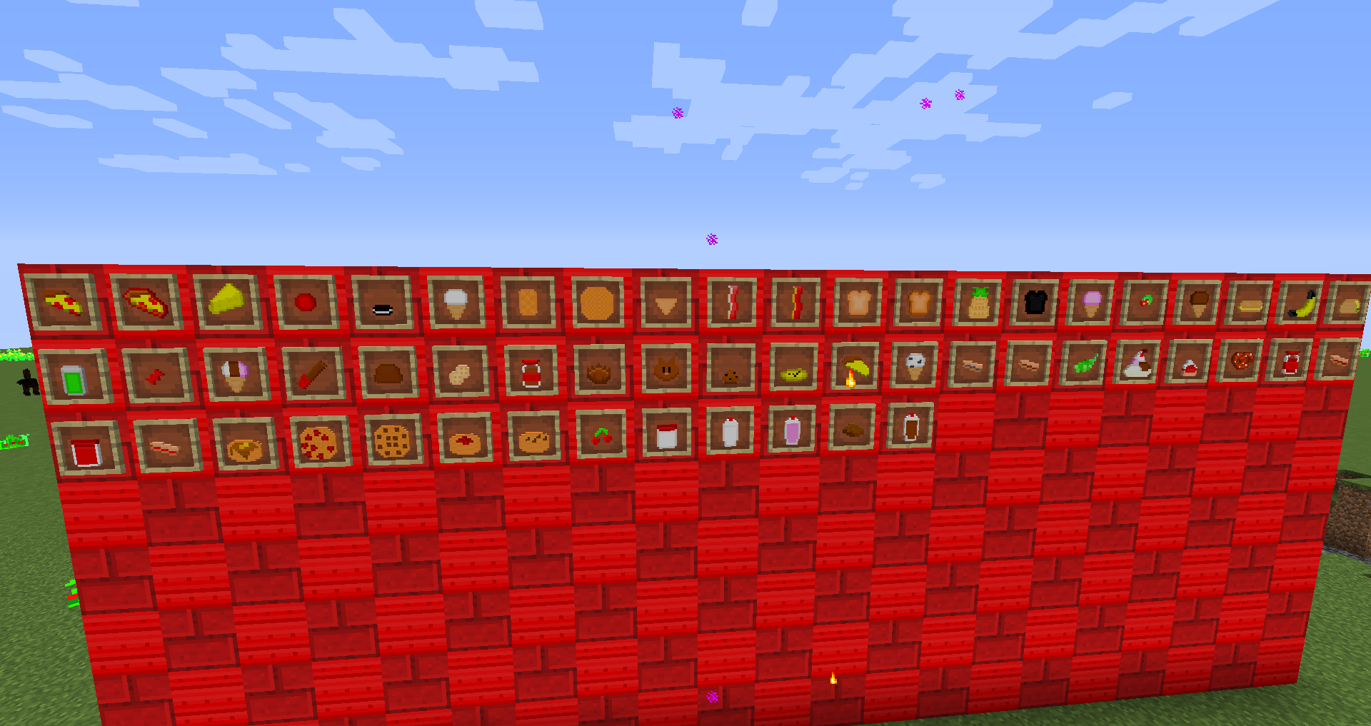These are all the foods of the mod (As of 3.1.0)