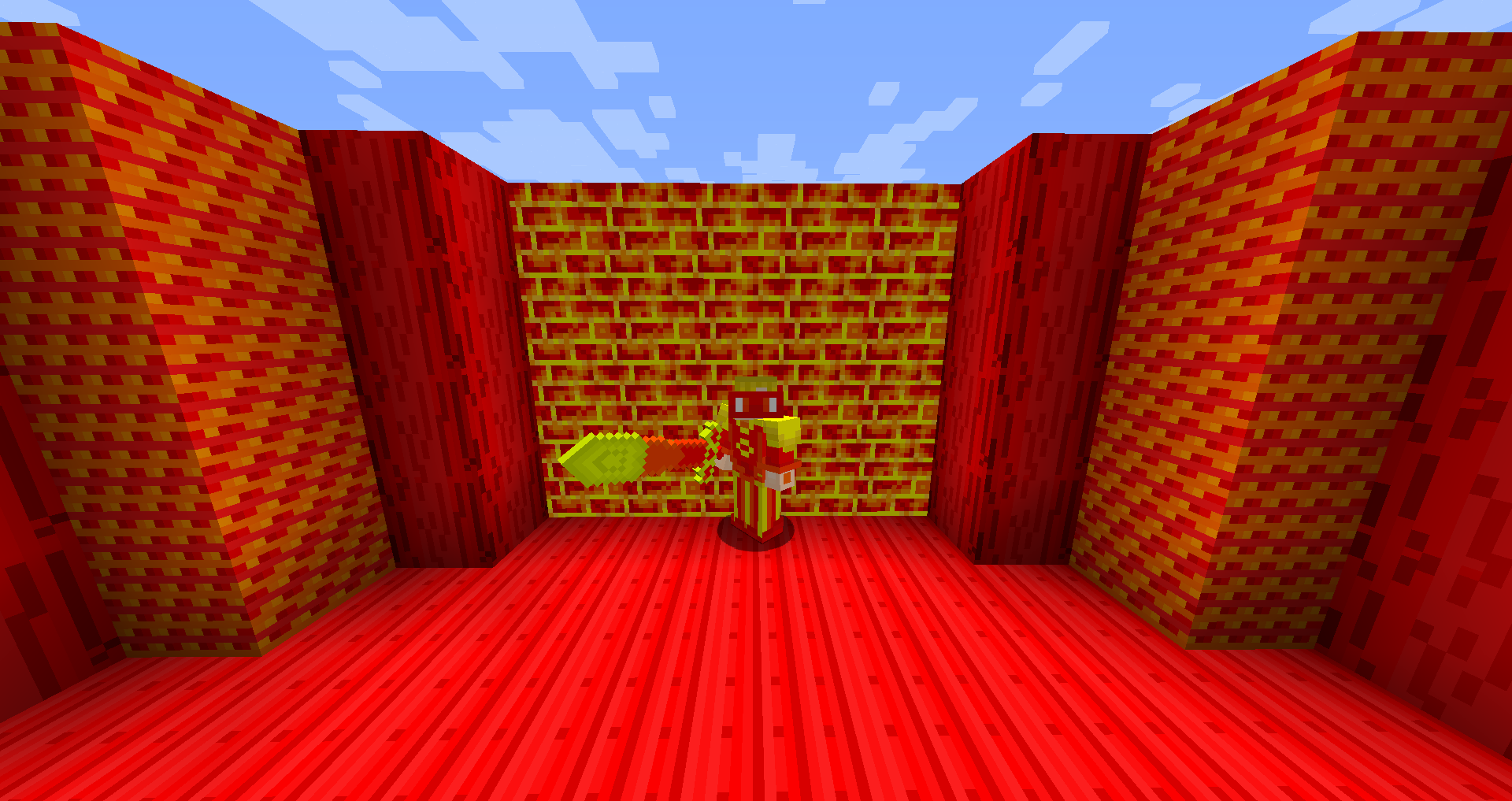 The Fire Crystal Armor Set