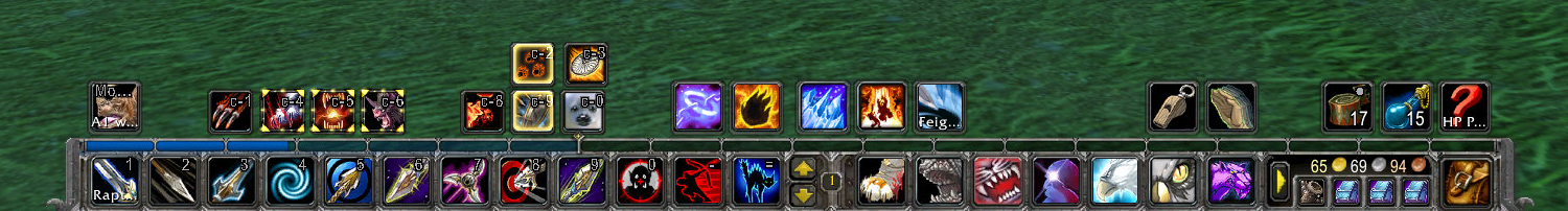 Pet Action Bar - Bottom Left