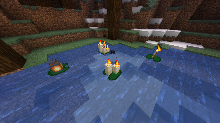 Druidcraft. Torch Slabs.