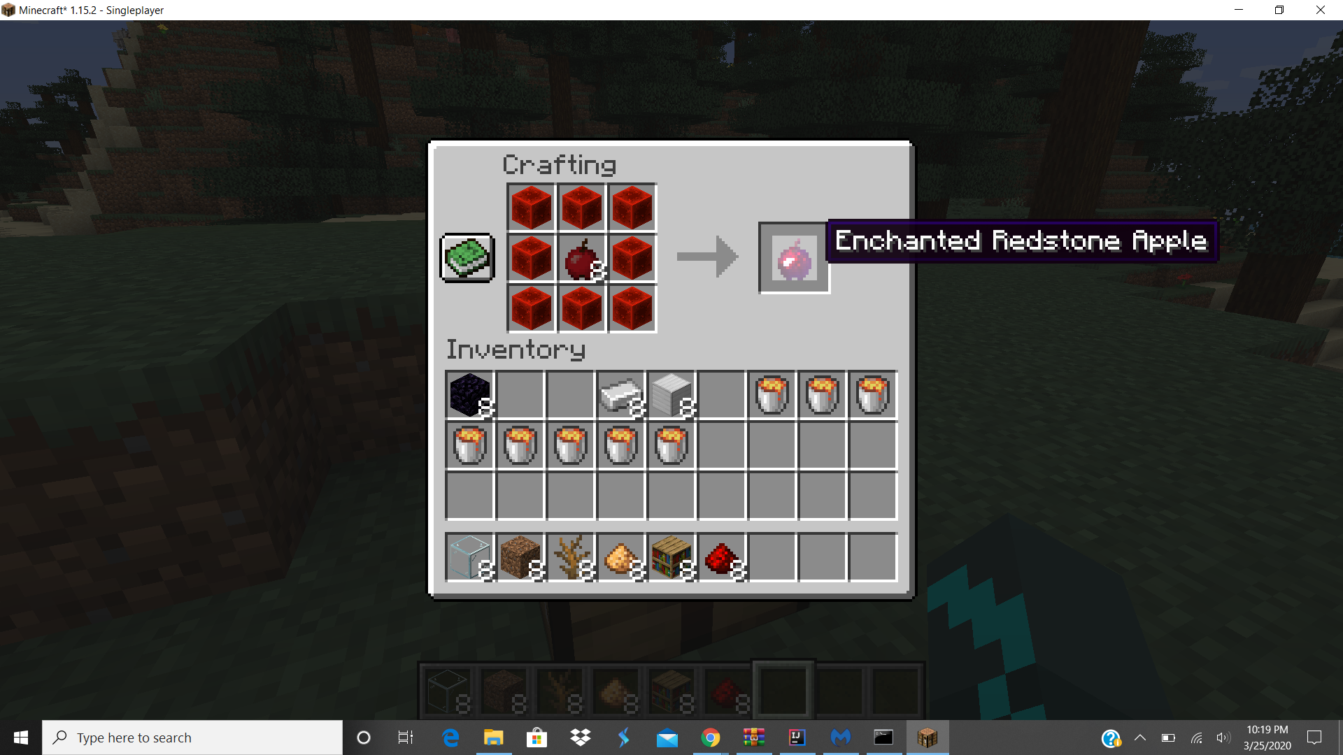 Enchanted Redstone Apple