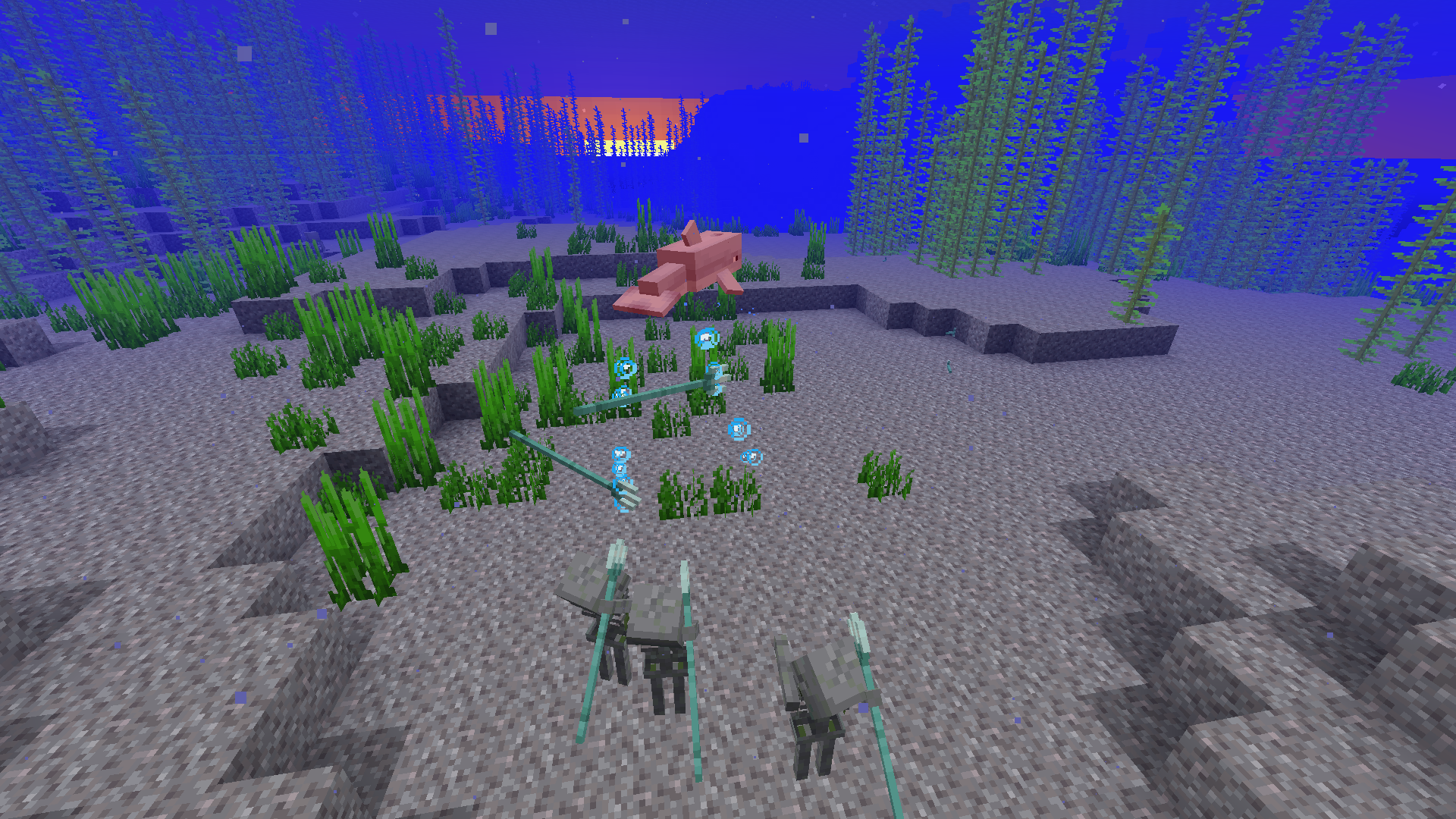 Fallen sailors attacking a poor Dolphin