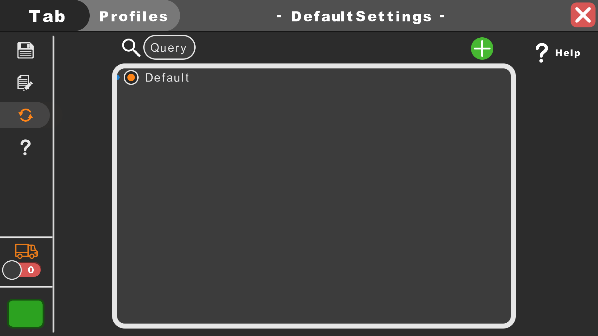 DefaultSettings Profiles