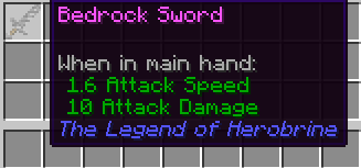 Bedrock Sword