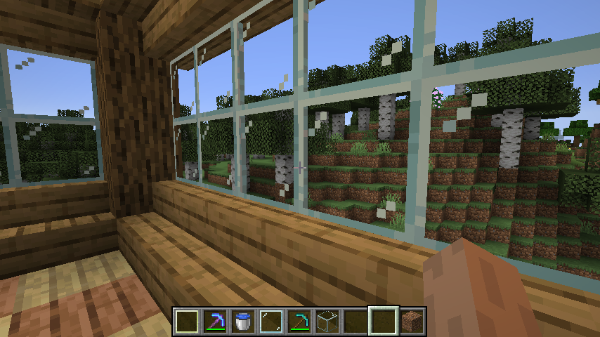 Visible Light Grey Panes Minecraft Texture Pack