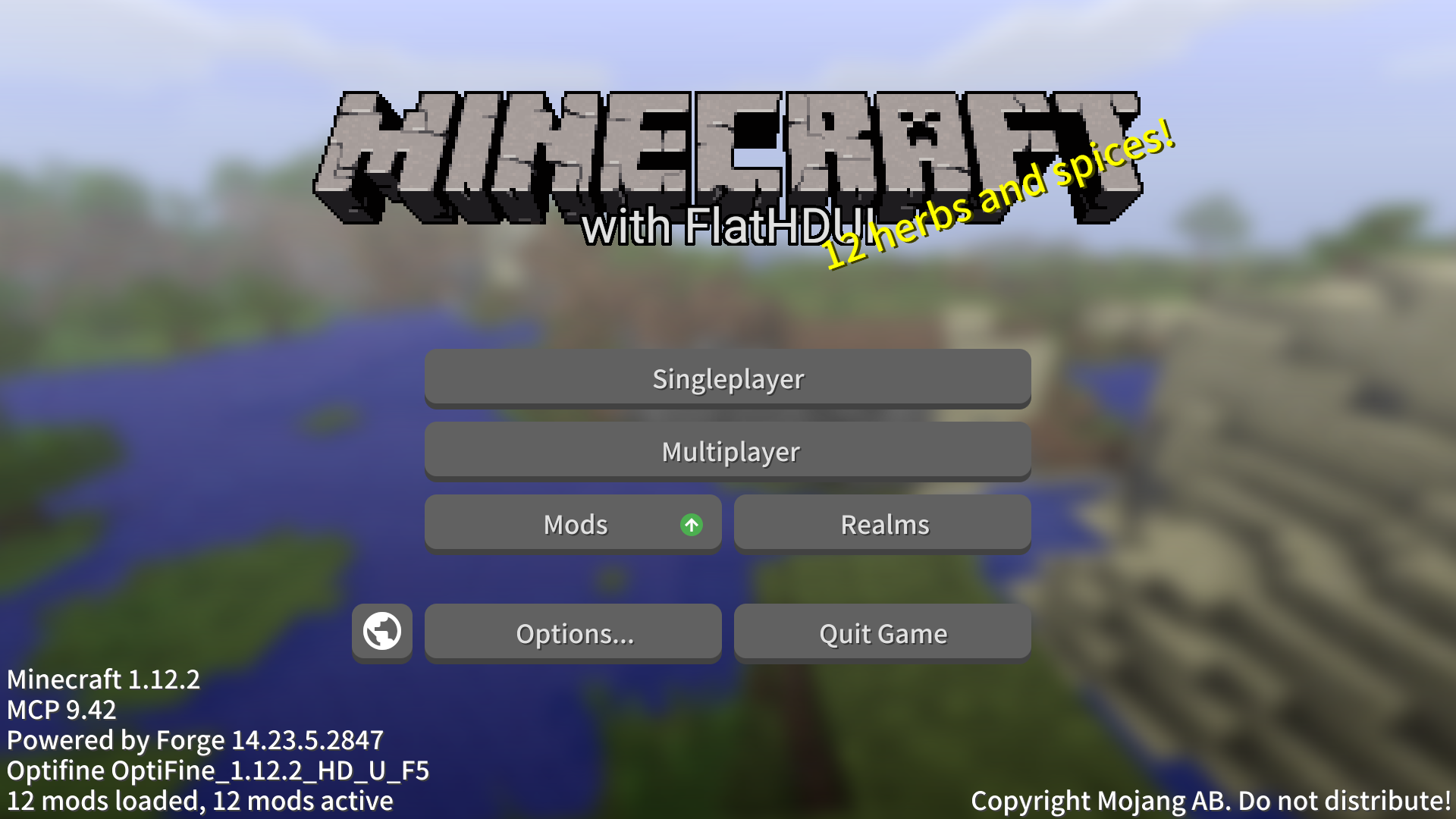 Main Menu