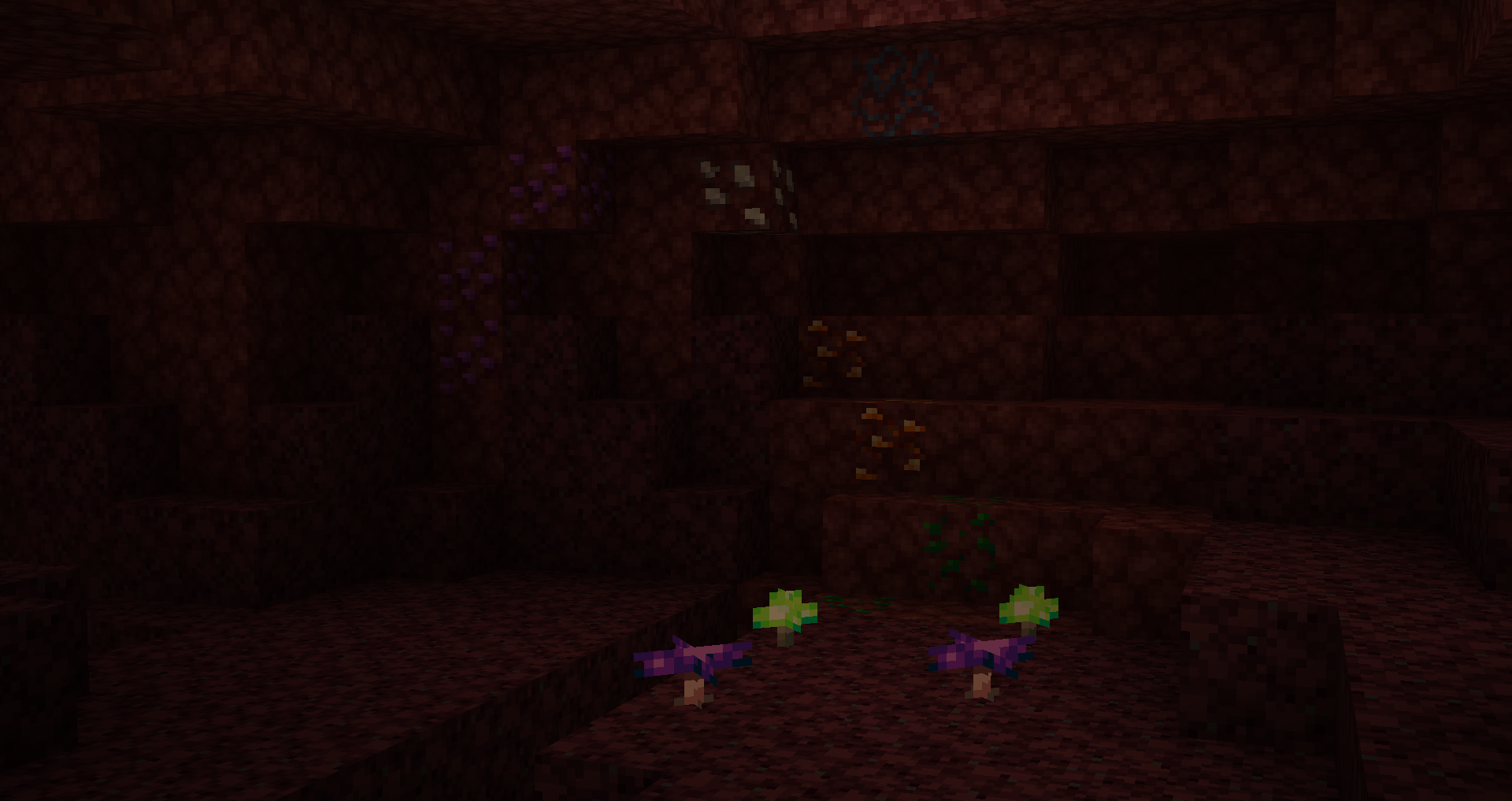 Ores and Glowshrooms