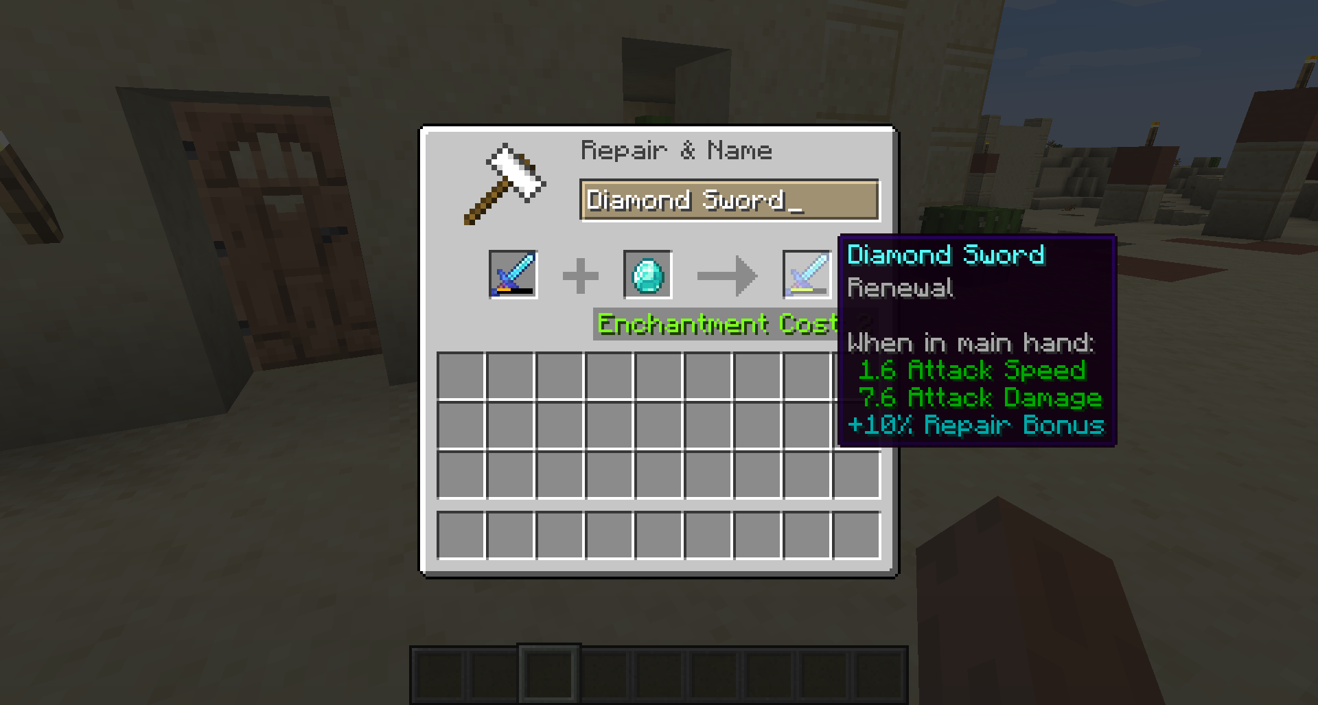 Tools get a (configurable) bonus after being repaired!