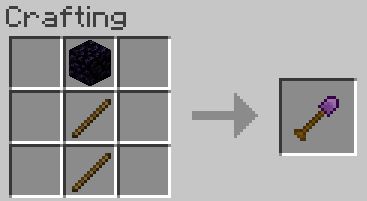 Obsidian shovel