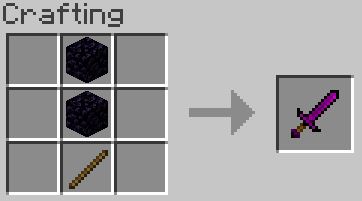 Obsidian sword