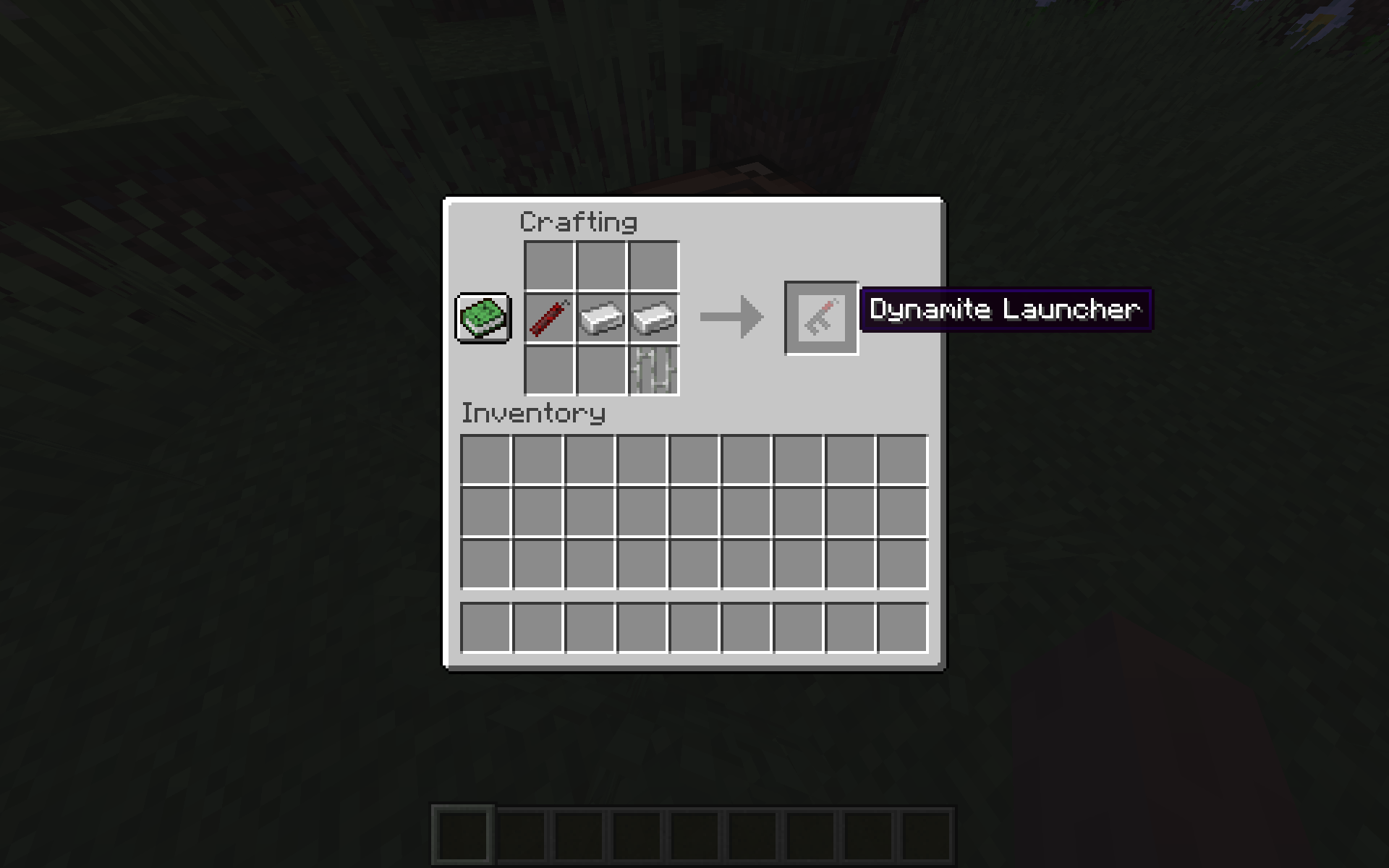 Dynamite Launcher Recipe