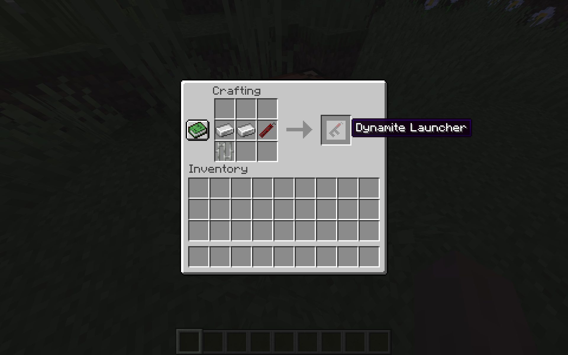 Dynamite Launcher Recipe