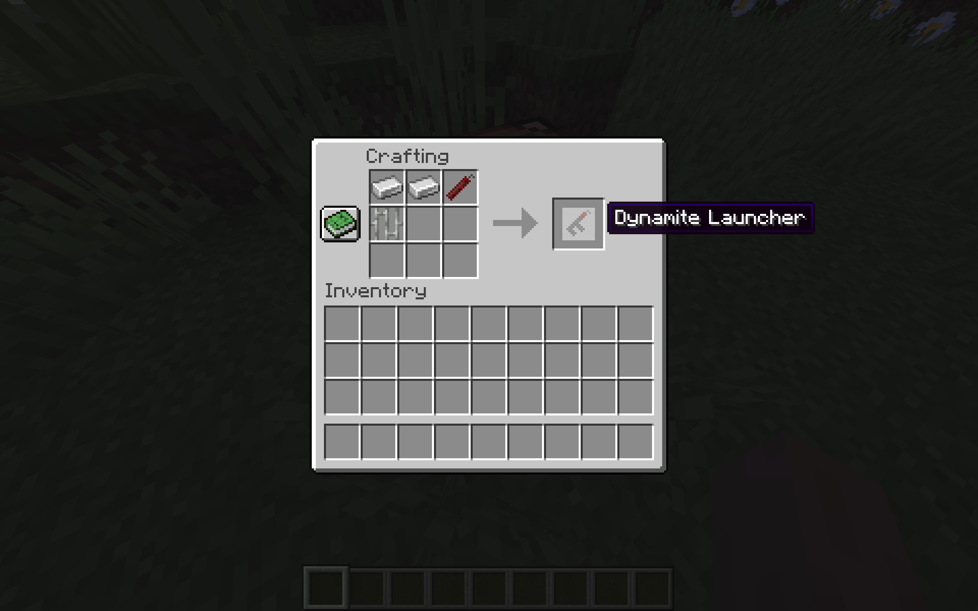 Dynamite Launcher Recipe