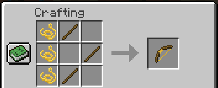 Example crafting recipe.