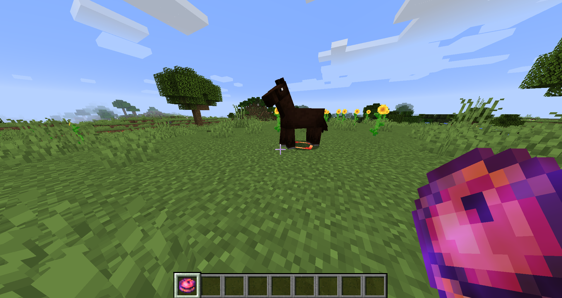 A Horse Being teleported