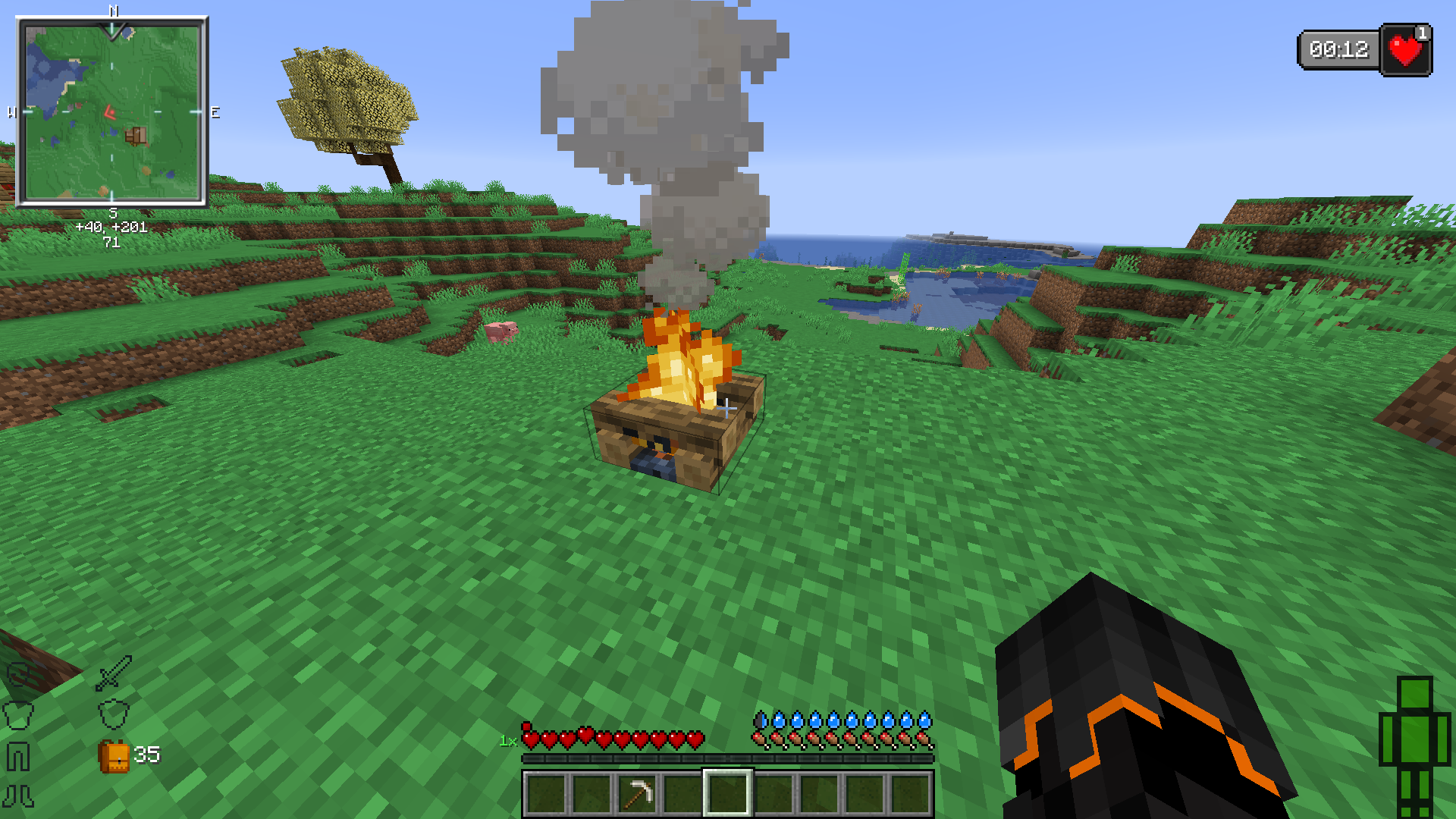 Campfires now give regeneration if you're close enough