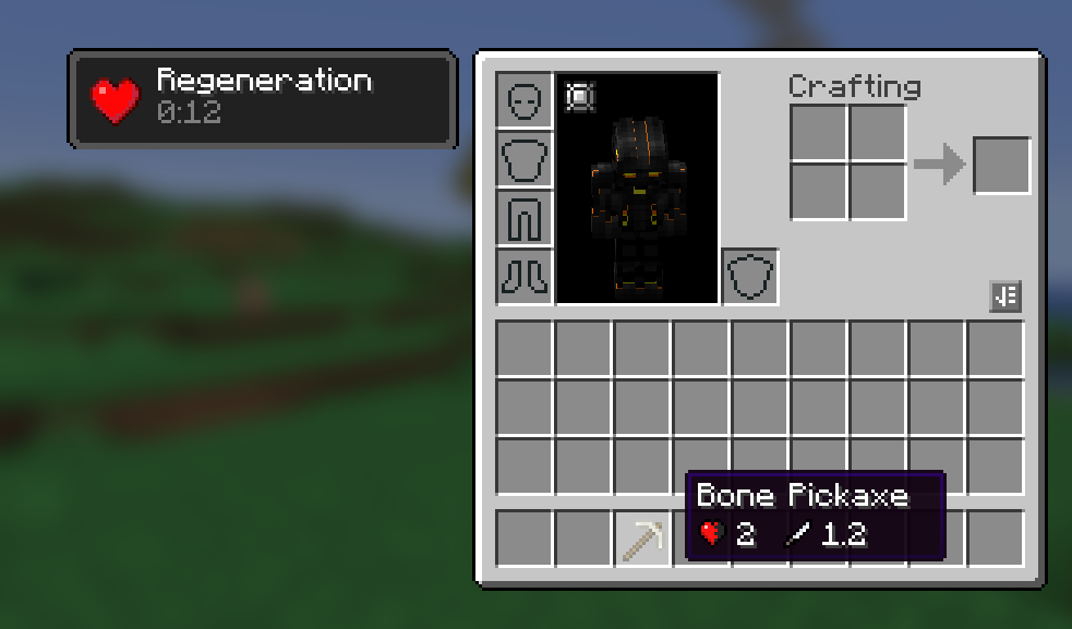 Wood and cooblestone tools have been nerfed, you need to use bones instead (hooray, better tool stats in the tooltip!)