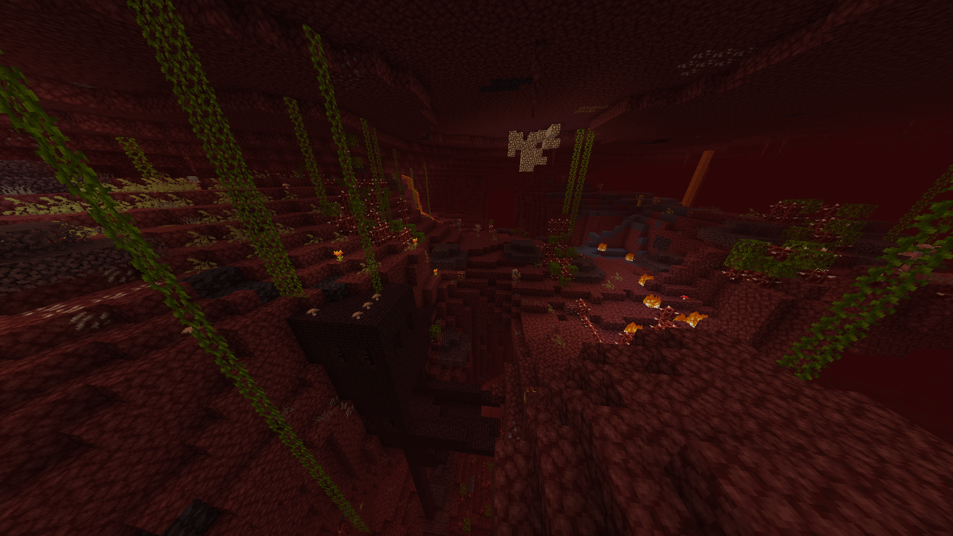 Nether now has a handful of new biomes and structures. Dig deep enough and you will also have a chance to find netherite!