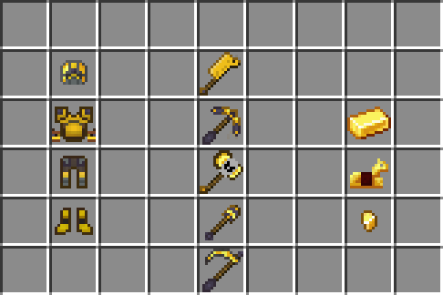 Gold Armor & Tools