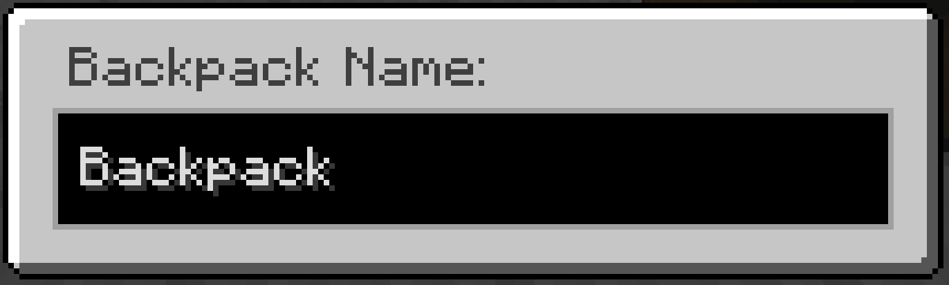 Backpack Name GUI