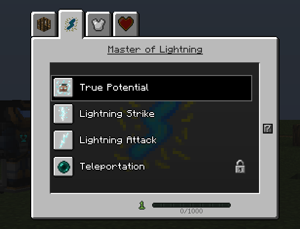 Master of Lightning Ability List (will get more later on)