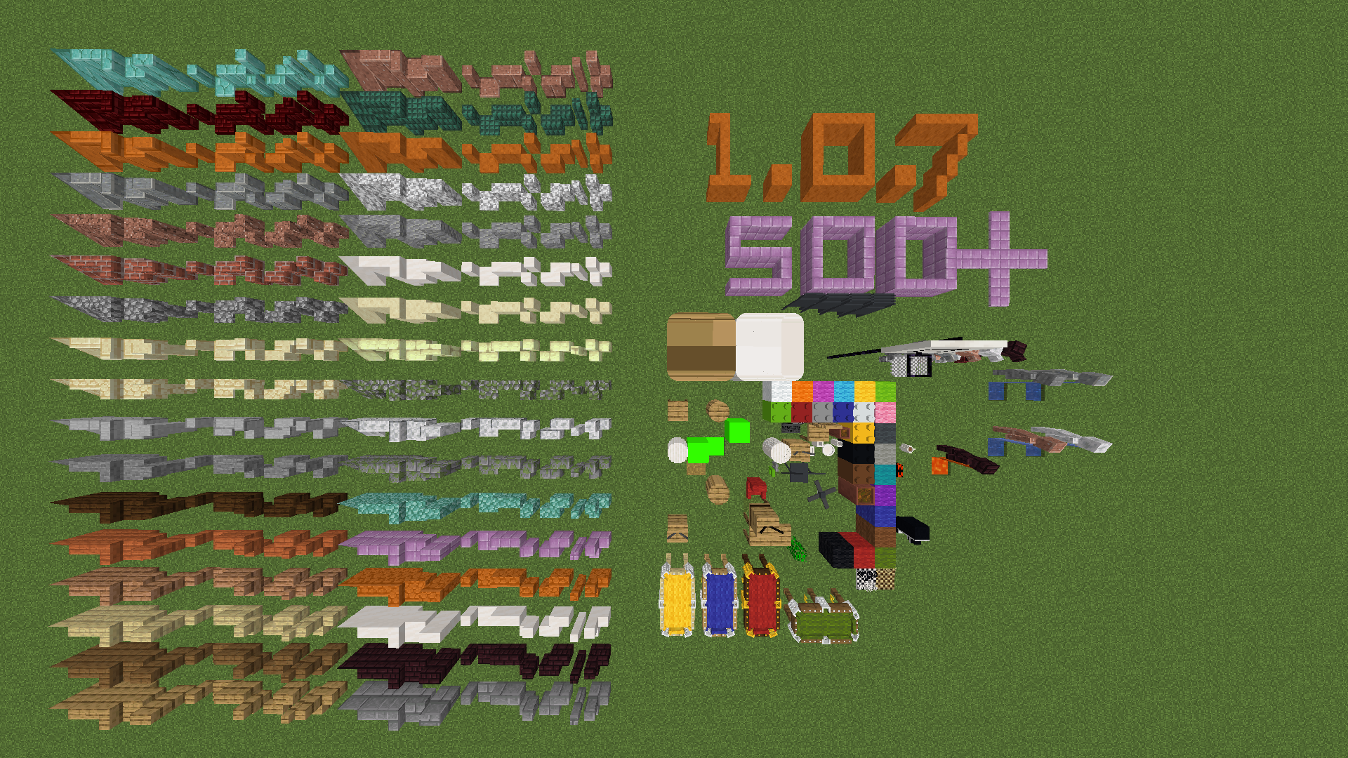 All blocks since the update 1.0.7