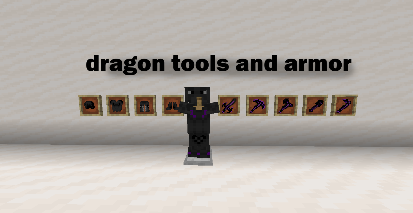 Dragon tools and armor