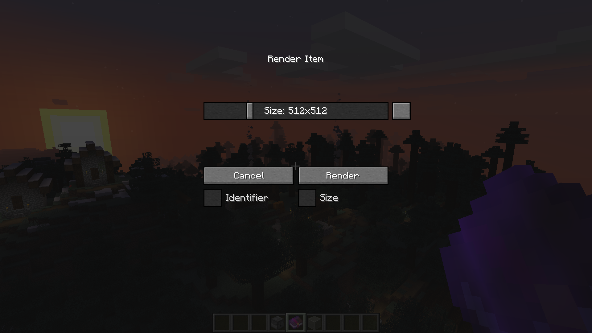 minecraft Item renders